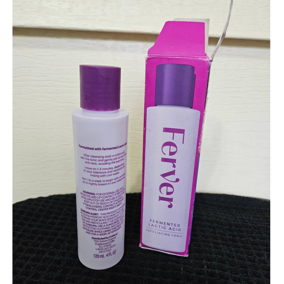 NIB! Ferver Fermented Lactic Acid Exfoliating Toner ~ 120ml / 4oz. - Picture 2 of 8